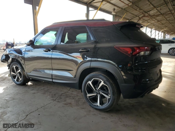 2021 Chevrolet TrailBlazer RS with VIN KL79MTSL1MB075236, listed as a Copart auction lot 43985825 with 44,518 mi miles and Salvage Title. Bid and sale history available at carsss.com. Image 2.