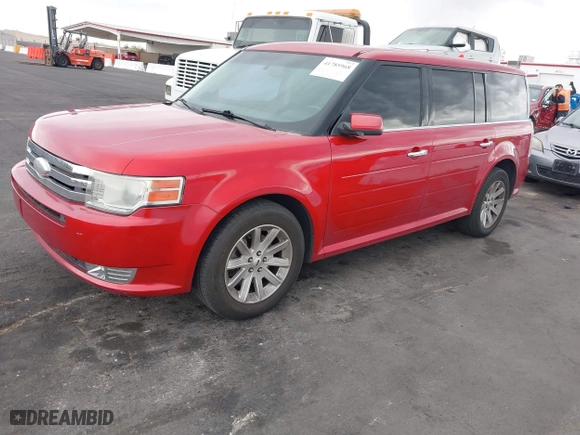 2012 Ford Flex SEL with VIN 2FMGK5CCXCBD18802, listed as a IAAI auction lot 41785968 with 142,616 mi miles. Bid and sale history available at carsss.com. Image 2.