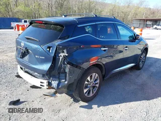 2015 Nissan Murano SV with VIN 5N1AZ2MH0FN270472, listed as a IAAI auction lot 41971525 with 167,410 mi miles. Bid and sale history available at carsss.com. Image 4.