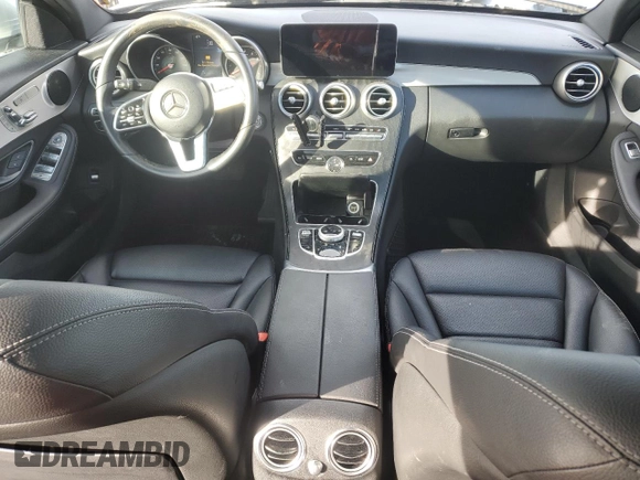 2020 Mercedes-Benz C with VIN W1KWF8DB7LR575902, listed as a Copart auction lot 42640315 with 91,293 mi miles and Salvage Title. Bid and sale history available at carsss.com. Image 8.