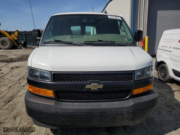 2019 Chevrolet Express Cargo Van with VIN 1GCWGAFP5K1174630, listed as a Copart auction lot 49260185 with 99,272 mi miles and Clean Title. Bid and sale history available at carsss.com. Image 5.