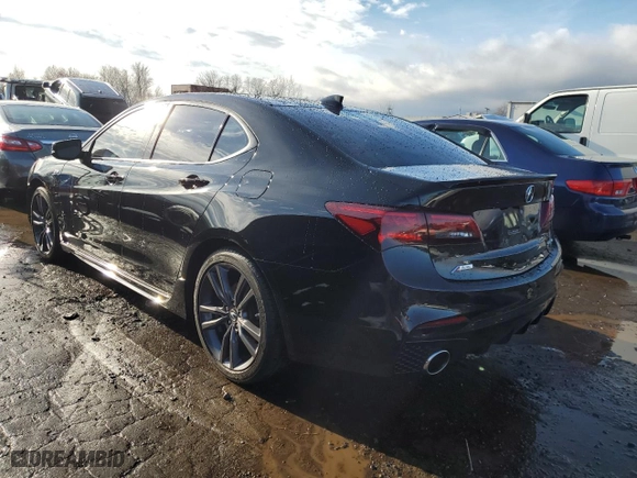 2019 Acura TLX w/Advance Pkg with VIN 19UUB3F85KA800530, listed as a Copart auction lot 83238994 with 37,464 mi miles and Salvage Title. Bid and sale history available at carsss.com. Image 2.