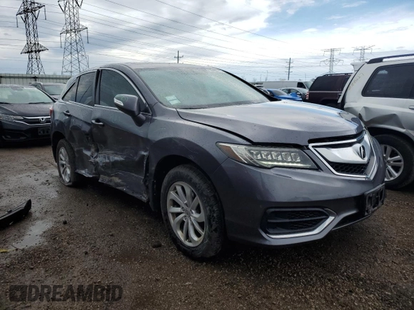 2017 Acura RDX Technology with VIN 5J8TB4H50HL013826, listed as a Copart auction lot 53980775 with 33,837 mi miles and Salvage title. Bid and sale history available at DreamBid. Image 4.