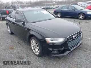 2014 Audi A4 Premium with VIN WAUBFAFL9EN019247, listed as a IAAI auction lot 41790398 with 142,248 mi miles. Bid and sale history available at carsss.com. Image 1.