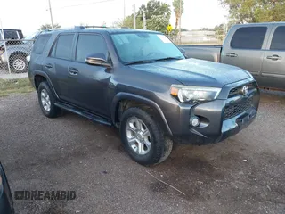 2016 Toyota 4Runner SR5 with VIN JTEZU5JR4G5126456, listed as a IAAI auction lot 42852710 with 120,417 mi miles and . Bid and sale history available at DreamBid. Image 1.