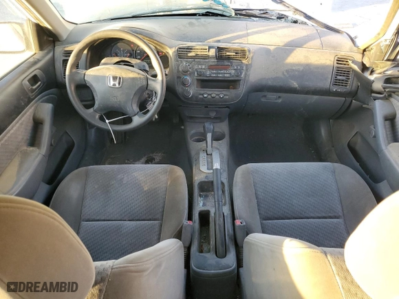 2003 Honda Civic DX with VIN 2HGES16153H514224, listed as a Copart auction lot 81694964 with 183,616 mi miles and Clean Title. Bid and sale history available at carsss.com. Image 8.