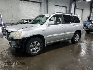 2001 Toyota Highlander with VIN JTEHF21A510032315, listed as a Copart auction lot 58427815 with 201,974 mi miles and Salvage title. Bid and sale history available at DreamBid. Image 1.