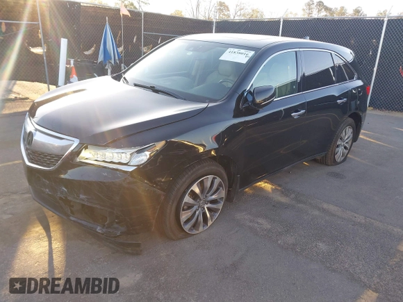2014 Acura MDX Tech Pkg with VIN 5FRYD3H49EB018603, listed as a IAAI auction lot 41838016 with 203,609 mi miles. Bid and sale history available at carsss.com. Image 17.