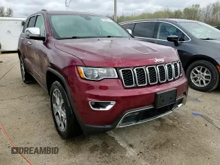 2020 Jeep Grand Cherokee Limited with VIN 1C4RJFBG7LC241736, listed as a Copart auction lot 52993735 with 71,836 mi miles and Salvage title. Bid and sale history available at DreamBid. Image 12.