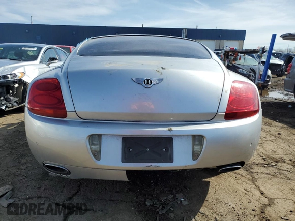 2005 Bentley Continental GT GT z VIN SCBCR63W25C026291, wystawiony jako Copart lot #50234235 z przebiegiem Nie podano mil oraz Szkoda całkowita • Salvage title. Historia ofert i sprzedaży dostępna na DreamBid. Obrazek 6.