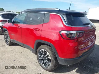 2024 Jeep Compass Limited z VIN 3C4NJDCN8RT595360, wystawiony jako IAAI lot #42323056 z przebiegiem 46 933 mil mil oraz . Historia ofert i sprzedaży dostępna na DreamBid. Obrazek 3.