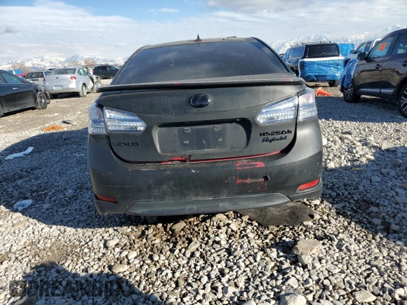 2011 Lexus HS 250h with VIN JTHBB1BA1B2043878, listed as a Copart auction lot 86713774 with 171,793 mi miles and Salvage Title. Bid and sale history available at DreamBid. Image 6.