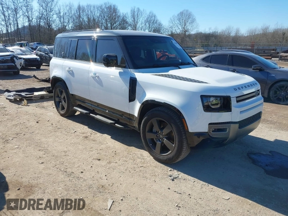 2024 Land Rover Defender X-Dynamic SE with VIN SALE27EU9R2302644, listed as a IAAI auction lot 41344698 with 12,688 mi miles and . Bid and sale history available at DreamBid. Image 1.