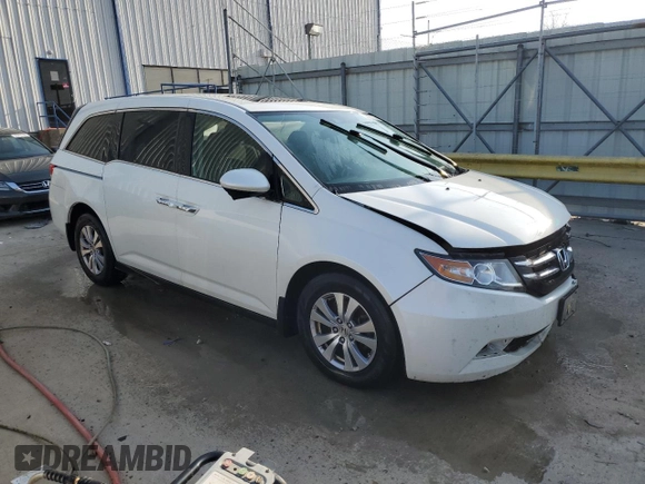 2016 Honda Odyssey EX-L with VIN 5FNRL5H60GB044127, listed as a Copart auction lot 50626715 with Not Provided miles and Non Repairable. Bid and sale history available at carsss.com. Image 4.