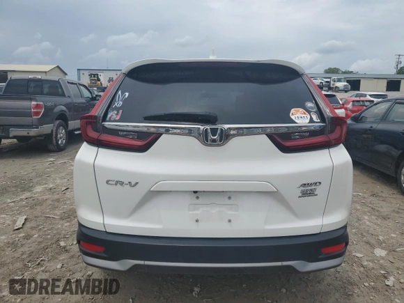 2020 Honda CR-V EX with VIN 5J6RW2H58LL041247, listed as a Copart auction lot 54484855 with 80,400 mi miles and Salvage Title. Bid and sale history available at DreamBid. Image 6.