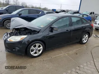 2014 Ford Focus SE with VIN 1FADP3F24EL302233, listed as a Copart auction lot 50596735 with 163,675 mi miles and Salvage Title. Bid and sale history available at carsss.com. Image 1.