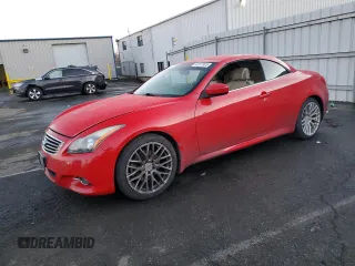 2012 Infiniti G37 Convertible with VIN JN1CV6FE9CM202324, listed as a Copart auction lot 41517825 with 75,046 mi miles and Salvage Title. Bid and sale history available at carsss.com. Image 1.