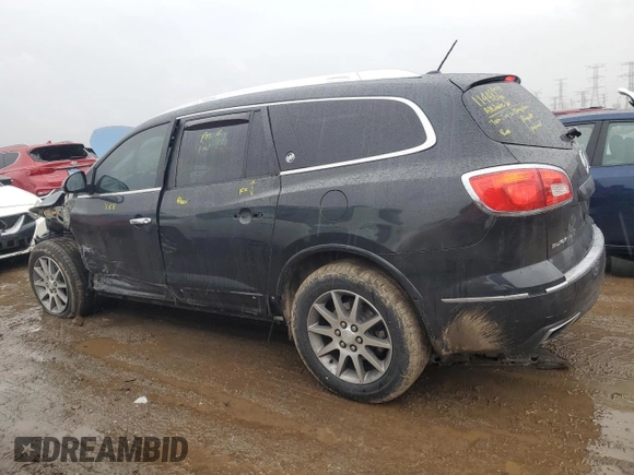 2014 Buick Enclave Leather with VIN 5GAKRBKD5EJ182453, listed as a Copart auction lot 47258225 with 117,424 mi miles and Salvage Title. Bid and sale history available at carsss.com. Image 2.