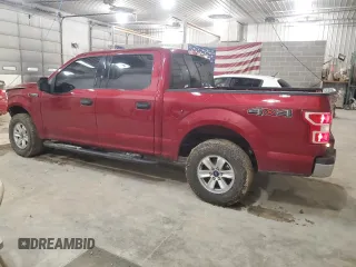 2019 Ford F-150 XL with VIN 1FTEW1E4XKKE79119, listed as a Copart auction lot 43783225 with 80,609 mi miles and Salvage Title. Bid and sale history available at carsss.com. Image 2.
