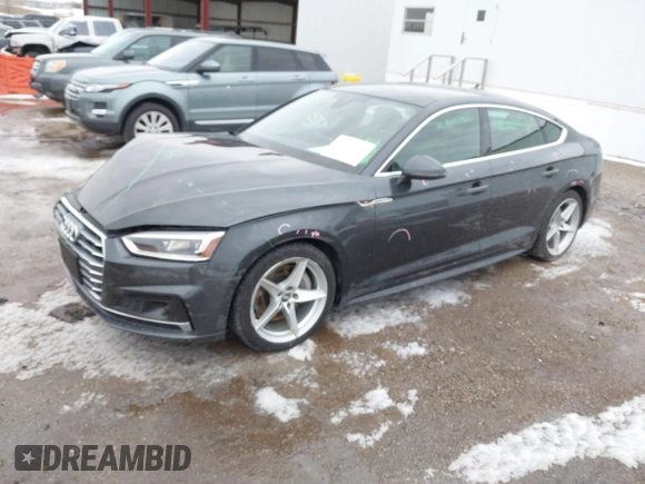 2019 Audi A5 Sportback Prestige with VIN WAUFNCF50KA010327, listed as a IAAI auction lot 41738148 with 68,038 mi miles. Bid and sale history available at carsss.com. Image 17.