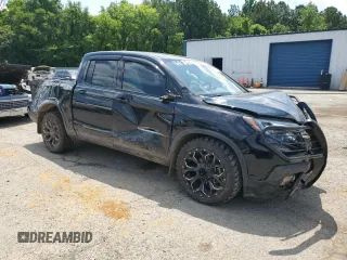 2019 Honda Ridgeline Sport with VIN 5FPYK3F15KB039774, listed as a Copart auction lot 59367535 with 44,911 mi miles and Salvage title. Bid and sale history available at DreamBid. Image 4.