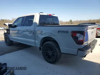 2024 Ford F-150 XLT with VIN 1FTFW3L55RFA53143, listed as a Copart auction lot 47960675 with 6,847 mi miles and Salvage Title. Bid and sale history available at carsss.com. Image 2.