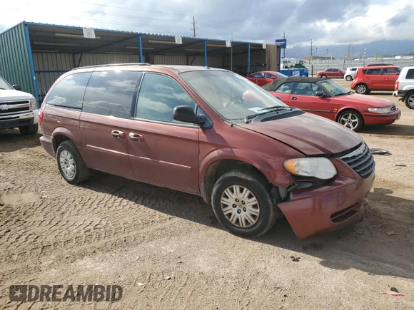 2007 Chrysler Town & Country LWB LX with VIN 2A4GP44R67R341603, listed as a Copart auction lot 78658554 with 0 mi miles and Salvage Title. Bid and sale history available at carsss.com. Image 4.