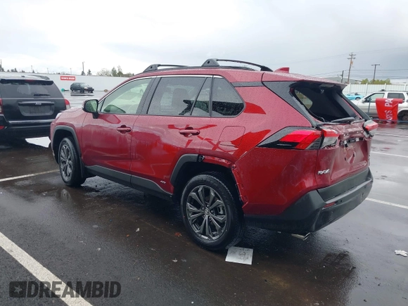 2025 Toyota RAV4 Hybrid XLE Premium with VIN JTMB6RFV6SD156635, listed as a IAAI auction lot 41979039 with 1,849 mi miles and . Bid and sale history available at DreamBid. Image 3.