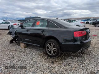 2012 Audi A6 Prestige with VIN WAUJGAFC8CN166536, listed as a Copart auction lot 45583475 with 80,574 mi miles and Salvage title. Bid and sale history available at DreamBid. Image 2.