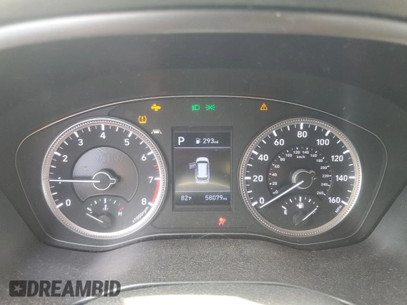 2019 Hyundai Santa Fe SE with VIN 5NMS2CAD9KH131243, listed as a Copart auction lot 49673665 with 58,079 mi miles and Salvage Title. Bid and sale history available at DreamBid. Image 9.