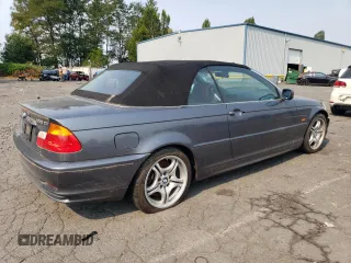 2001 BMW 3 Series 330Ci with VIN WBABS53401JU83660, listed as a Copart auction lot 65535014 with 173,739 mi miles and Salvage Title. Bid and sale history available at carsss.com. Image 3.