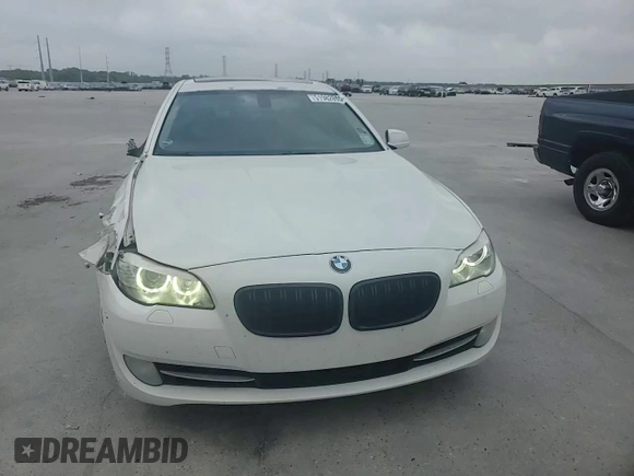 2011 BMW 5 Series 535i with VIN WBAFR7C50BC806368, listed as a Copart auction lot 51982855 with 108,705 mi miles and Salvage Title. Bid and sale history available at carsss.com. Image 11.