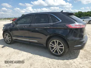2019 Ford Edge Titanium with VIN 2FMPK4K99KBC20522, listed as a Copart auction lot 61953775 with 61,607 mi miles and Salvage title. Bid and sale history available at DreamBid. Image 2.
