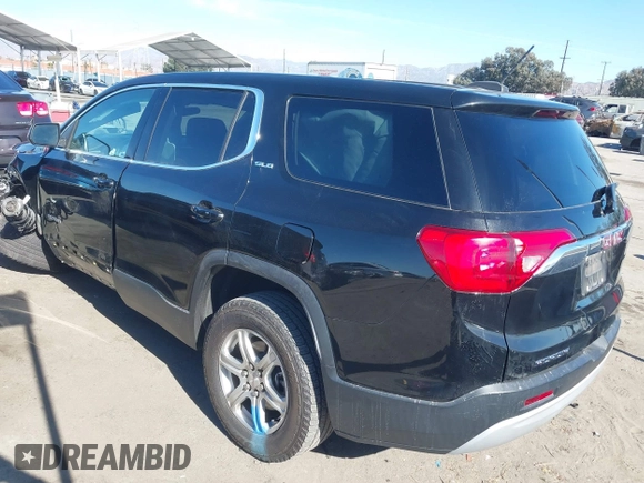 2019 GMC Acadia SLE with VIN 1GKKNKLA2KZ293381, listed as a IAAI auction lot 41378807 with 143,131 mi miles. Bid and sale history available at carsss.com. Image 3.