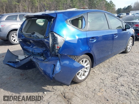 2014 Toyota Prius Two with VIN JTDZN3EU4EJ011025, listed as a IAAI auction lot 41837165 with 181,187 mi miles and . Bid and sale history available at DreamBid. Image 4.