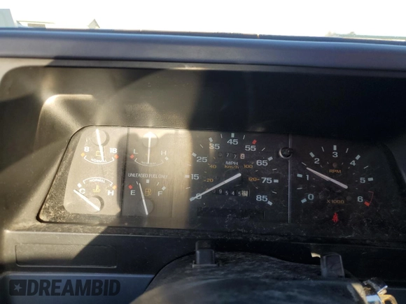 1992 Ford Ranger with VIN 1FTCR11T4NUB28954, listed as a Copart auction lot 89198125 with 95,454 mi miles and Salvage Title. Bid and sale history available at DreamBid. Image 9.