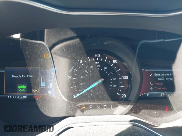 2016 Ford Fusion Titanium Hybrid with VIN 3FA6P0RU8GR127140, listed as a IAAI auction lot 41750405 with 110,861 mi miles. Bid and sale history available at carsss.com. Image 7.