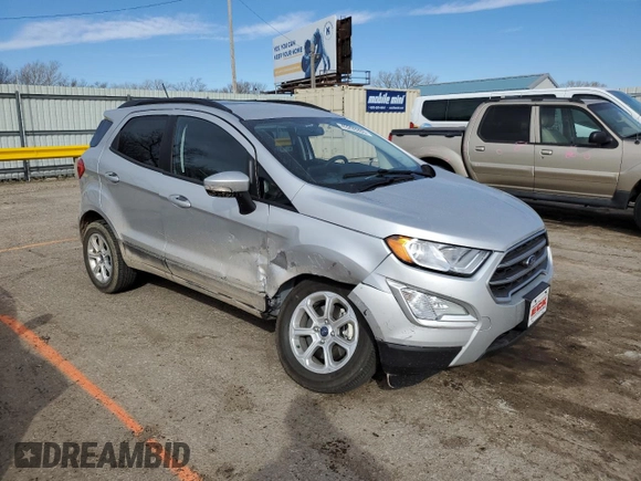 2022 Ford EcoSport SE z VIN MAJ6S3GL6NC473712, wystawiony jako Copart lot #43293263 z przebiegiem 2291 mil mil oraz Szkody całkowita. Historia ofert i sprzedaży dostępna na DreamBid. Obrazek 4.