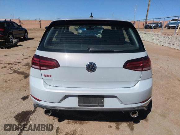 2019 Volkswagen Golf GTI S with VIN 3VW6T7AU8KM015905, listed as a Copart auction lot 50263655 with 61,872 mi miles and Salvage Title. Bid and sale history available at carsss.com. Image 6.