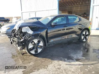 2023 Polestar 2 with VIN YSMED3KA2PL130280, listed as a Copart auction lot 48635505 with 38,174 mi miles and Salvage Title. Bid and sale history available at carsss.com. Image 1.