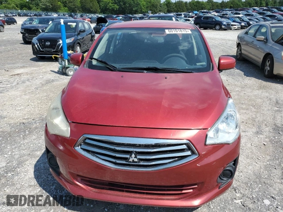 2019 Mitsubishi Mirage ES with VIN ML32F3FJXKHF18829, listed as a Copart auction lot 60101815 with 85,544 mi miles and Salvage title. Bid and sale history available at DreamBid. Image 5.