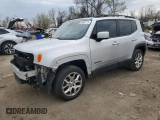 2015 Jeep Renegade Latitude with VIN ZACCJBBTXFPC03994, listed as a Copart auction lot 50682175 with 114,954 mi miles and Salvage Title. Bid and sale history available at carsss.com. Image 1.