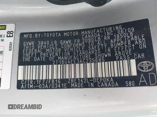 2010 Toyota Corolla с VIN 2T1BU4EE3AC235685, выставлен на аукционе IAAI как лот 42188188 с пробегом 221 000 миль миль и . История ставок и продаж доступна на DreamBid. Изображение 9.