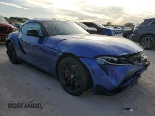 2024 Toyota GR Supra 3.0 with VIN WZ1DB0G04RW066662, listed as a Copart auction lot 88293785 with 0 mi miles and Salvage Title. Bid and sale history available at carsss.com. Image 4.