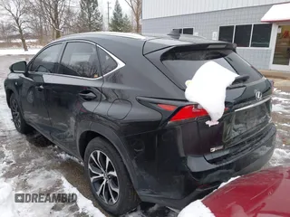 2015 Lexus NX 200t with VIN JTJBARBZ8F2011960, listed as a IAAI auction lot 41167158 with Not Provided miles. Bid and sale history available at carsss.com. Image 3.
