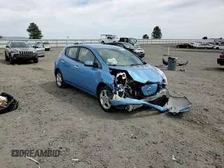 2013 Nissan LEAF SV with VIN 1N4AZ0CP0DC418510, listed as a Copart auction lot 56605165 with 101,509 mi miles and Salvage title. Bid and sale history available at DreamBid. Image 13.
