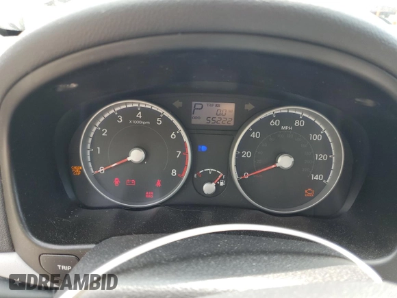 2011 Hyundai Accent GLS z VIN KMHCN4AC0BU603293, wystawiony jako Copart lot #58780435 z przebiegiem 55 222 mil mil oraz Szkoda całkowita • Salvage title. Historia ofert i sprzedaży dostępna na DreamBid. Obrazek 9.