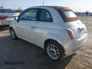 2012 FIAT 500 Pop with VIN 3C3CFFDR6CT321723, listed as a IAAI auction lot 41968345 with 84,088 mi miles. Bid and sale history available at carsss.com. Image 3.