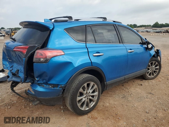 2016 Toyota RAV4 Limited with VIN JTMYFREV9GD085448, listed as a Copart auction lot 57085285 with Not provided miles and Salvage title. Bid and sale history available at DreamBid. Image 3.