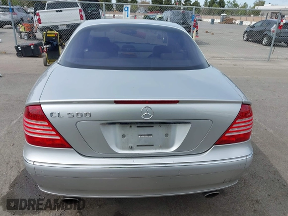 2003 Mercedes-Benz CL 5.0L with VIN WDBPJ75J23A033309, listed as a IAAI auction lot 41980289 with 174,484 mi miles. Bid and sale history available at carsss.com. Image 16.